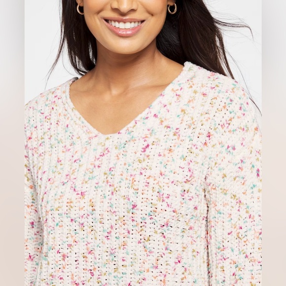 Merida V Neck Chenille Sweater - Picture 8 of 9